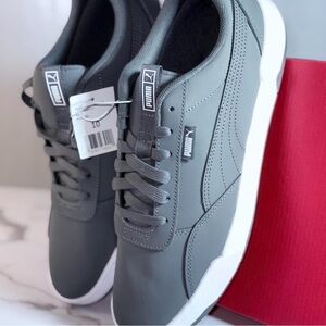 Puma Men’s Gray Casual Lace-Up Sneakers